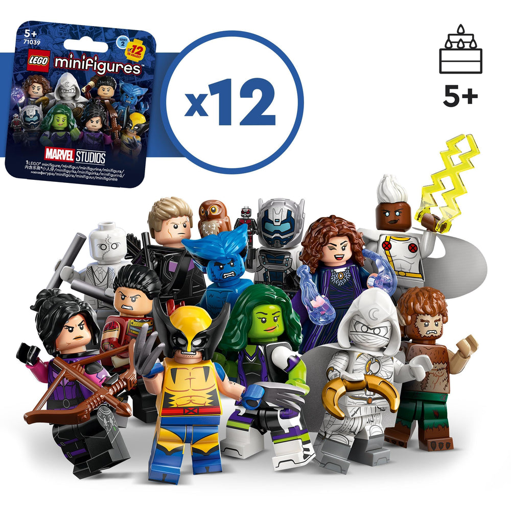 LEGO Marvel Series 2 Hawkeye figure with accessory for archery-inspired adventures
