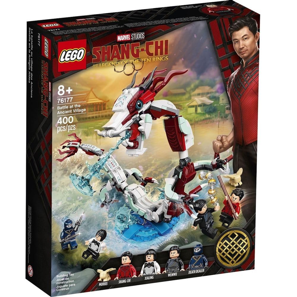 LEGO Marvel Shang-Chi Battle at the Ancient Village dragon in motion for imaginative adventures