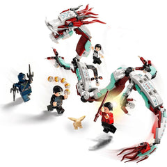 LEGO Marvel Shang-Chi Battle Death Dealer minifigure for action-packed scenes
