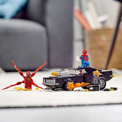 LEGO Marvel set is display-ready for shelves and desks.