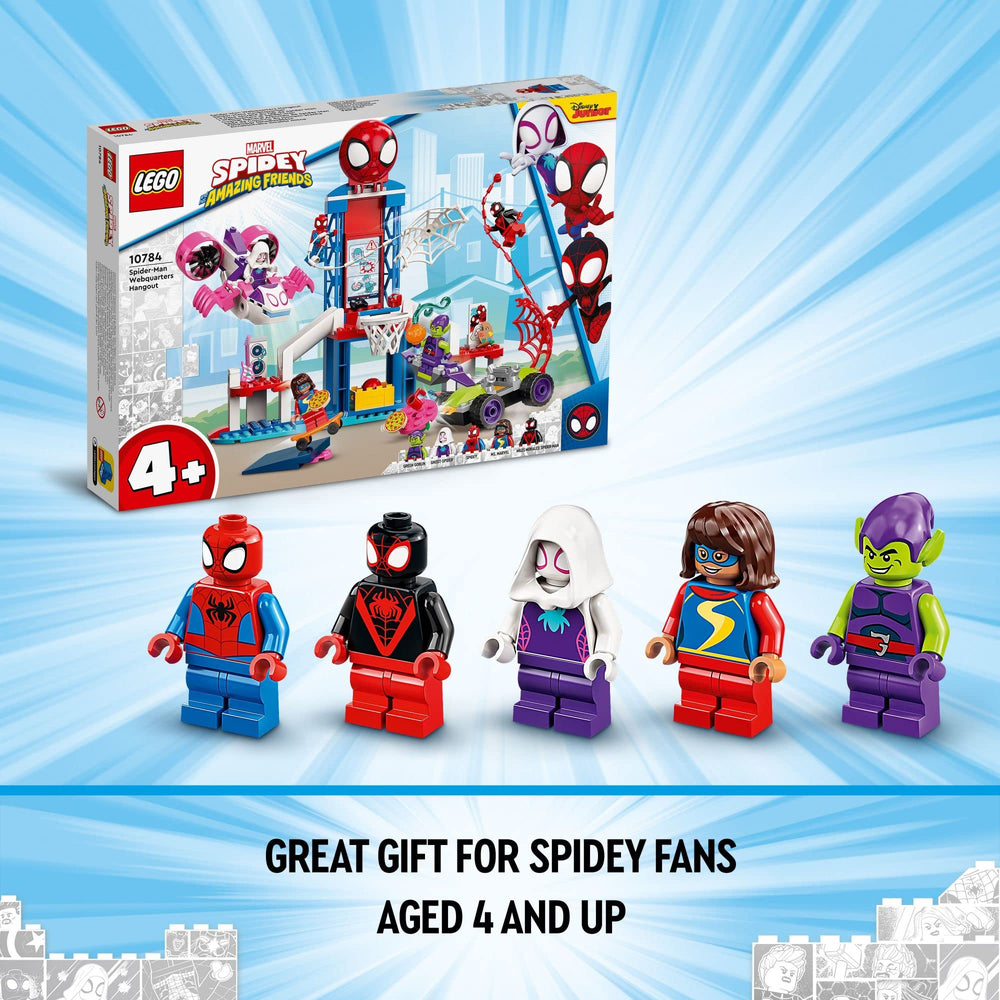 LEGO Marvel Spider-Man Webquarters art and pizza gear fuels storytelling