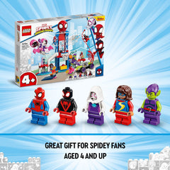 LEGO Marvel Spider-Man Webquarters art and pizza gear fuels storytelling