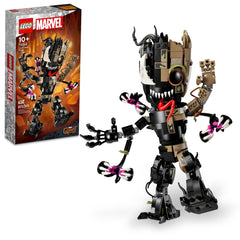LEGO Marvel Venomized Groot build phase for immersive play and display.