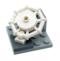 LEGO Minecraft minifigure stands about 2 inches tall