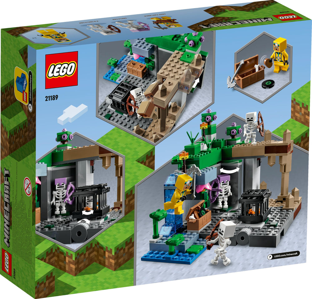 LEGO Minecraft 21189 Skeleton Dungeon compact, versatile playset for building