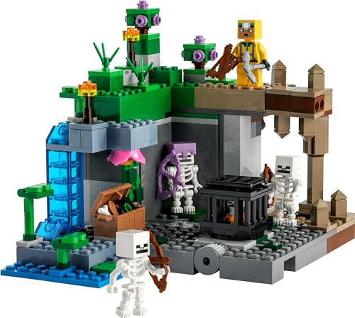 LEGO Minecraft 21189 Skeleton Dungeon stalagmites and stalactites detail inspire imagination
