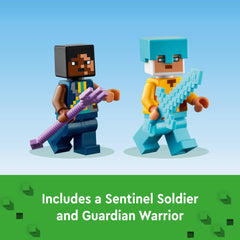 LEGO Minecraft Allay figure with foil wings for friendly moments
