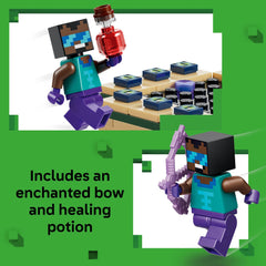 LEGO Minecraft Baby Hoglin figure adds playful biomes interactions.