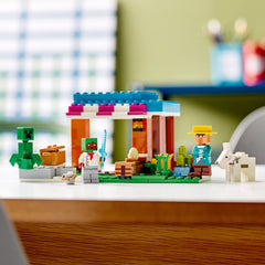 LEGO Minecraft bakery modular layout for endless rebuilds