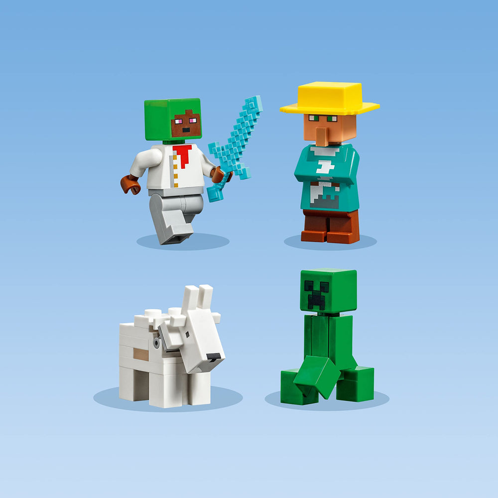 LEGO Minecraft bakery treasure chest with hidden egg for quests