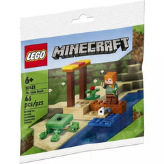 LEGO Minecraft Beach Scene Polybag 30432: modular bricks for rapid build-and-play sessions