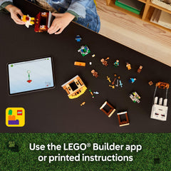 lego minecraft chicken egg-laying model – playful surprise in the shop scene.