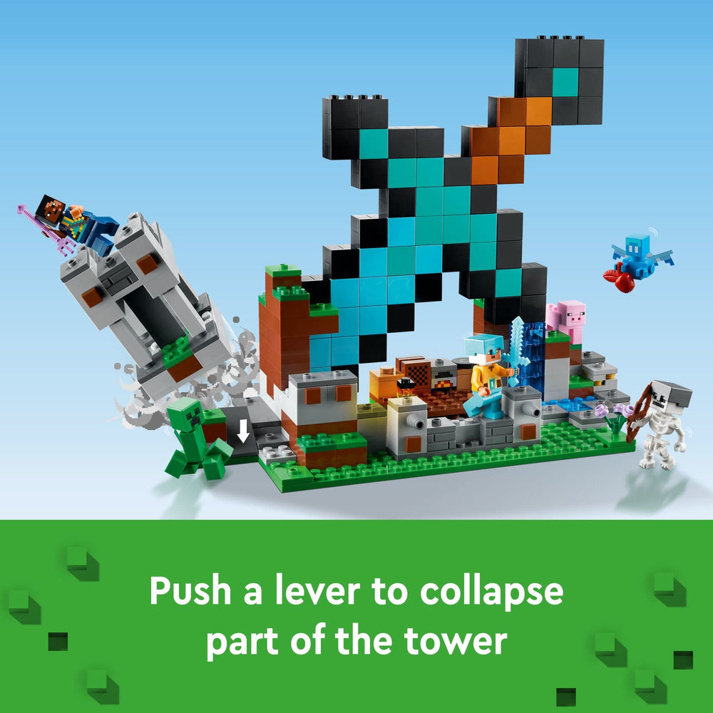 LEGO Minecraft Creeper mob figure adds suspenseful encounters