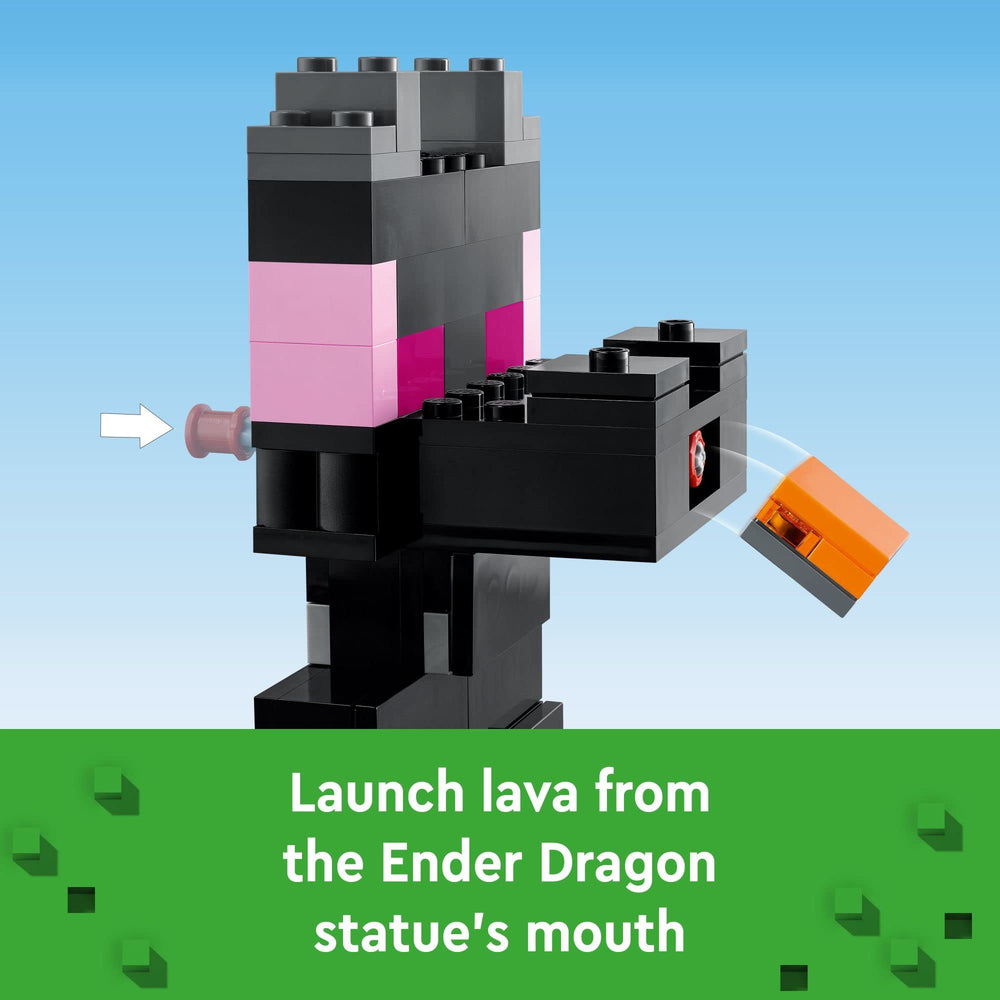 Enderman figure adds stealthy combat moments in the LEGO Minecraft arena