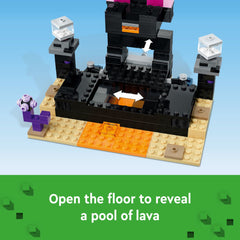 Shulker figure included for surprise blocks in the End Arena