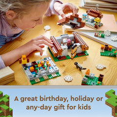 LEGO Minecraft set contains 422 pieces for expandable, hands-on play