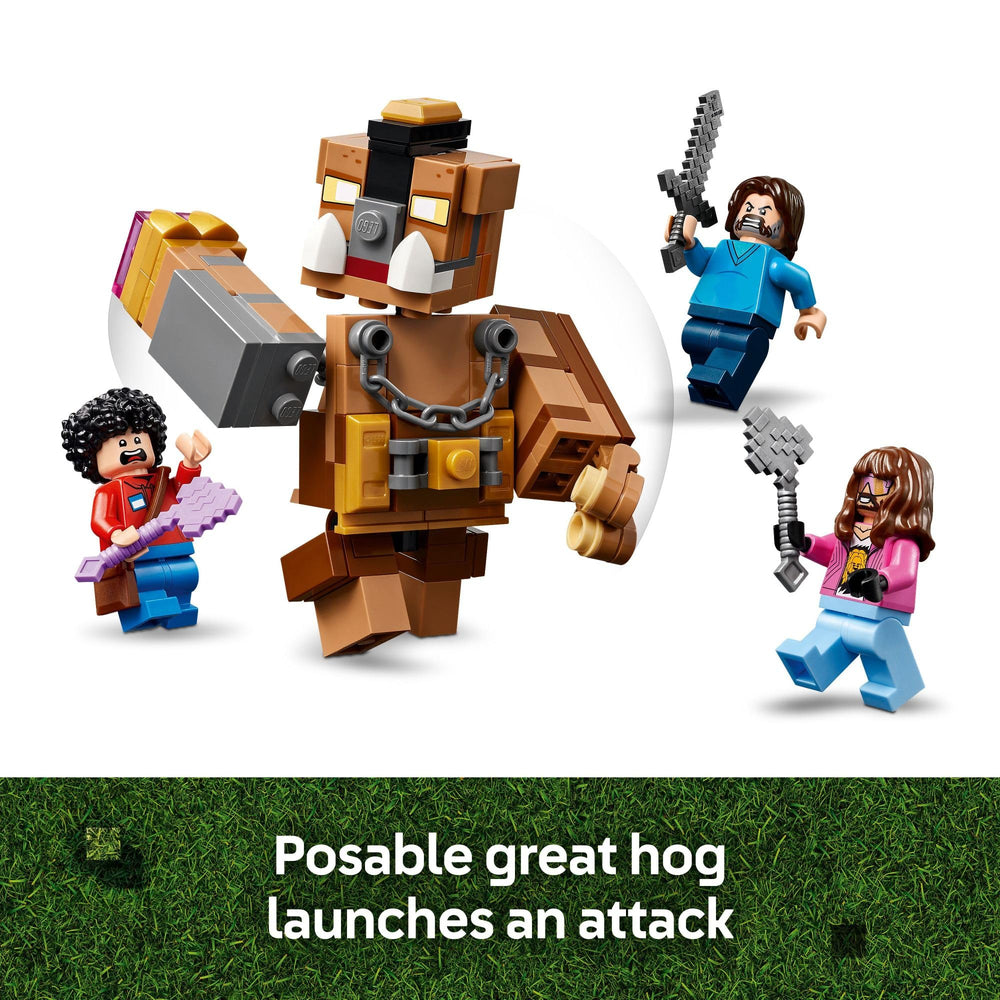 LEGO Minecraft Henry figure ready for imaginative battles