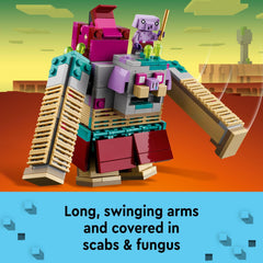 LEGO Minecraft Legends Ranger Hero on Big Beak supports adventurous role-play and exploration.