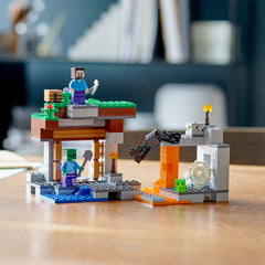LEGO Minecraft mined resources like coal, iron and diamond fuel mining play.