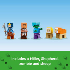 LEGO Minecraft Minifigs Miller Shepherd Villager group shows diverse play roles.