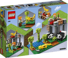 LEGO Minecraft Ocelot and cake props spark adventure play.