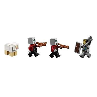 LEGO Minecraft TNT explosion function sparks dramatic action play