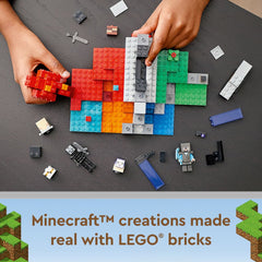 LEGO Minecraft The Ruined Portal portable build kit for on-the-go play