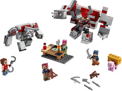 LEGO Minecraft The Redstone Battle Hex hero ready for action-packed quests