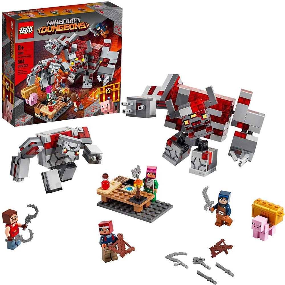 LEGO Minecraft The Redstone Battle redstone golem figure enhances team battles