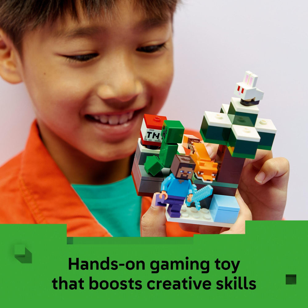 LEGO Minecraft TNT explosion feature adds dynamic play moments