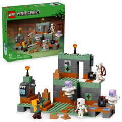 LEGO Minecraft Trial Chamber front view, ready for treasure-hunt play.