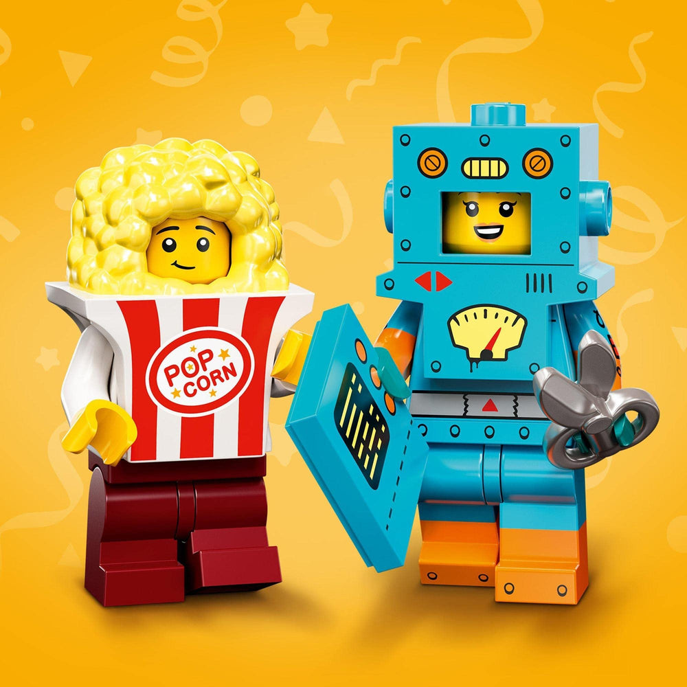LEGO Minifigures Series 23 Green Dragon Costume figure for vibrant accents.