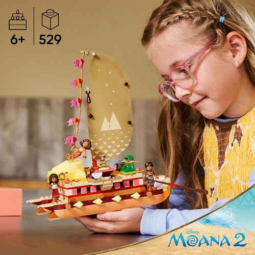 LEGO Moana Canoe Adventure – Hagura living area prompts cozy role-play moments.