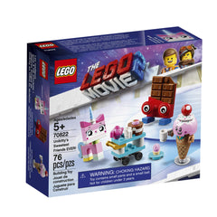 LEGO Movie 2 Unikitty character with two facial expressions for expressive play