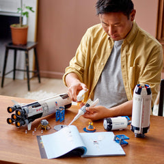 LEGO NASA Apollo Saturn V lunar lander supports space mission storytelling