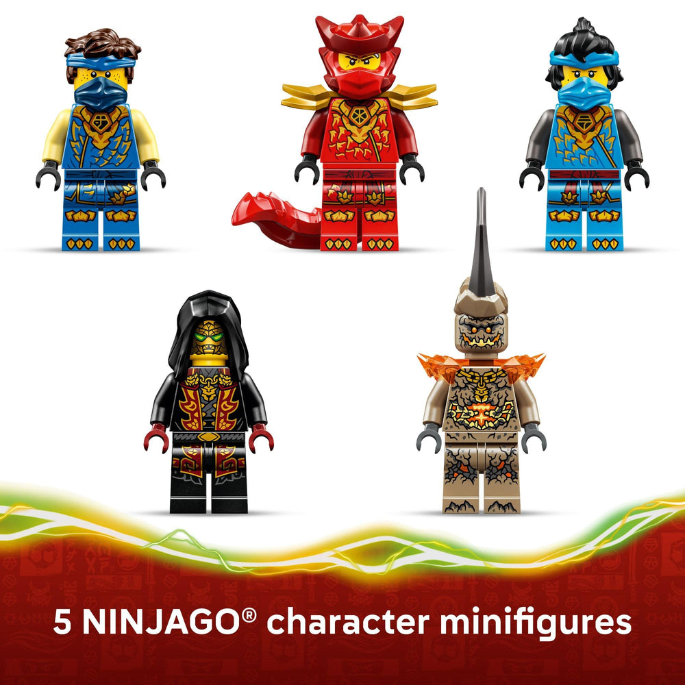 LEGO NINJAGO Dragons Rising season 4 scene inspires imaginative play sessions.