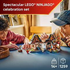 LEGO NINJAGO Blacksmith back opening forge bedroom reveal hidden details