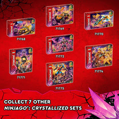 LEGO NINJAGO General Mister F and Vengestone warriors for dramatic battles.