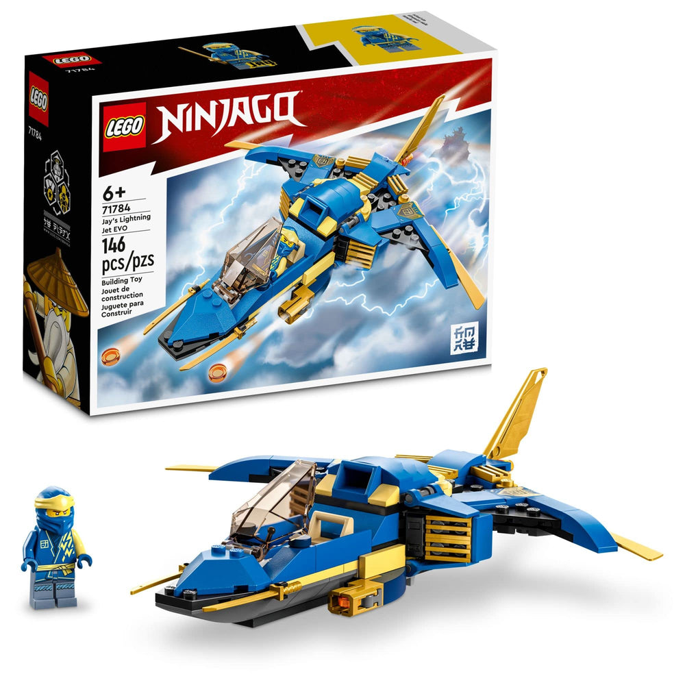 LEGO NINJAGO Jay s Lightning Jet EVO overview for imaginative play and display