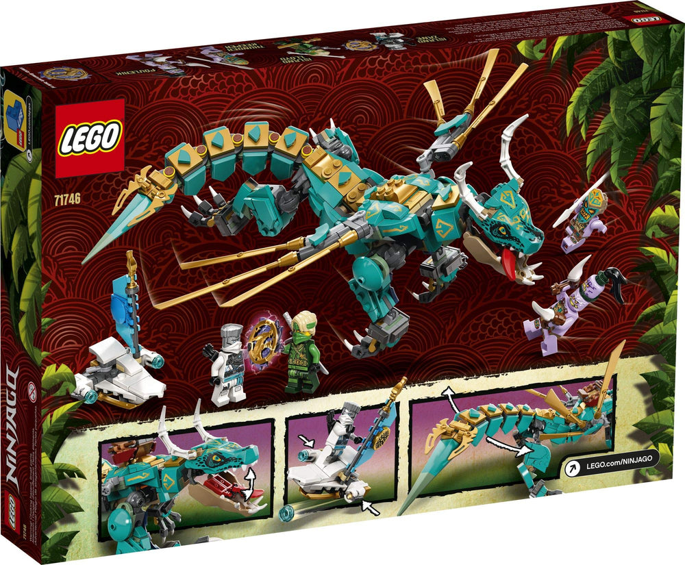 LEGO NINJAGO Jungle Dragon 71746 removable saddle for riding adventures