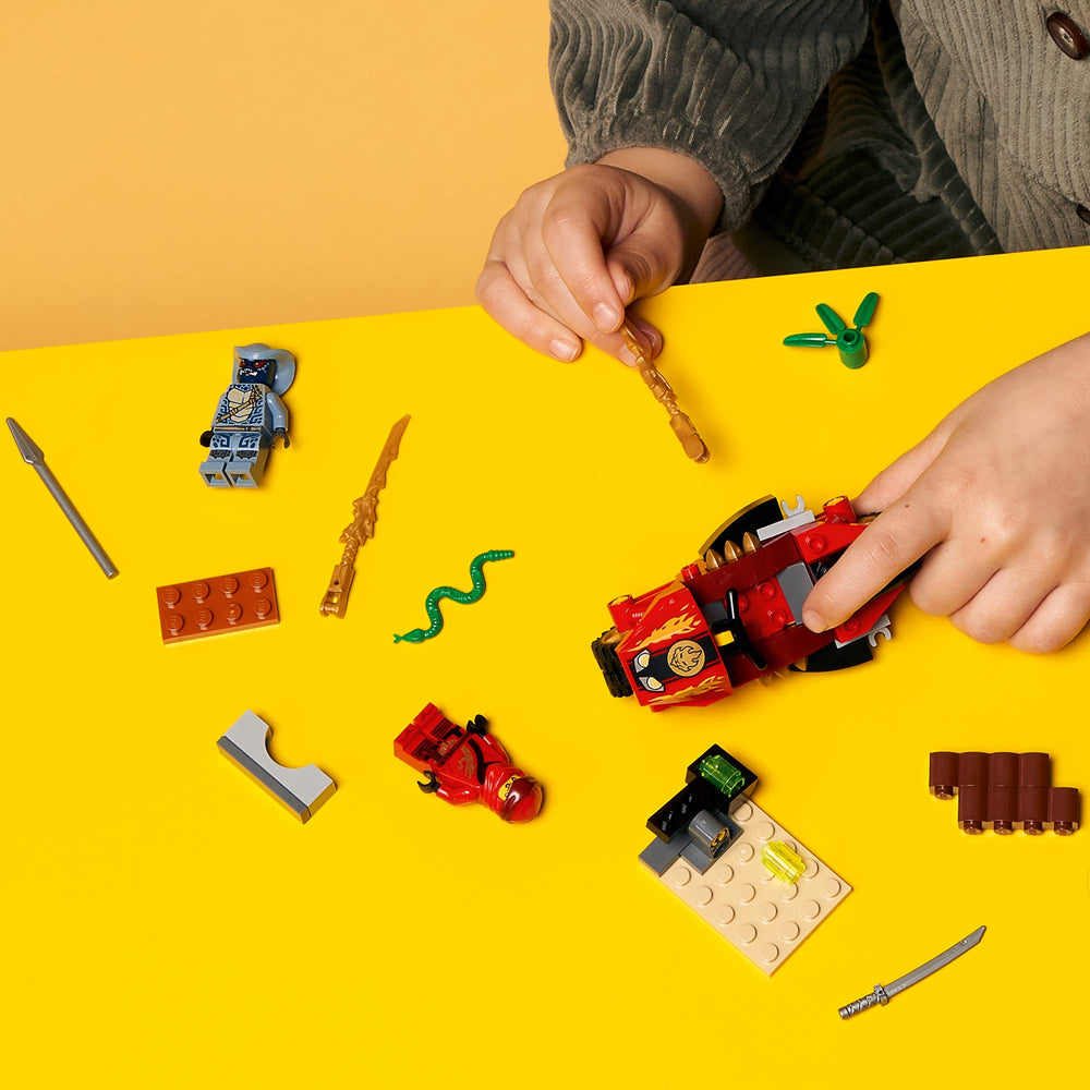 LEGO NINJAGO starter brick accelerates quick building and immediate playtime.