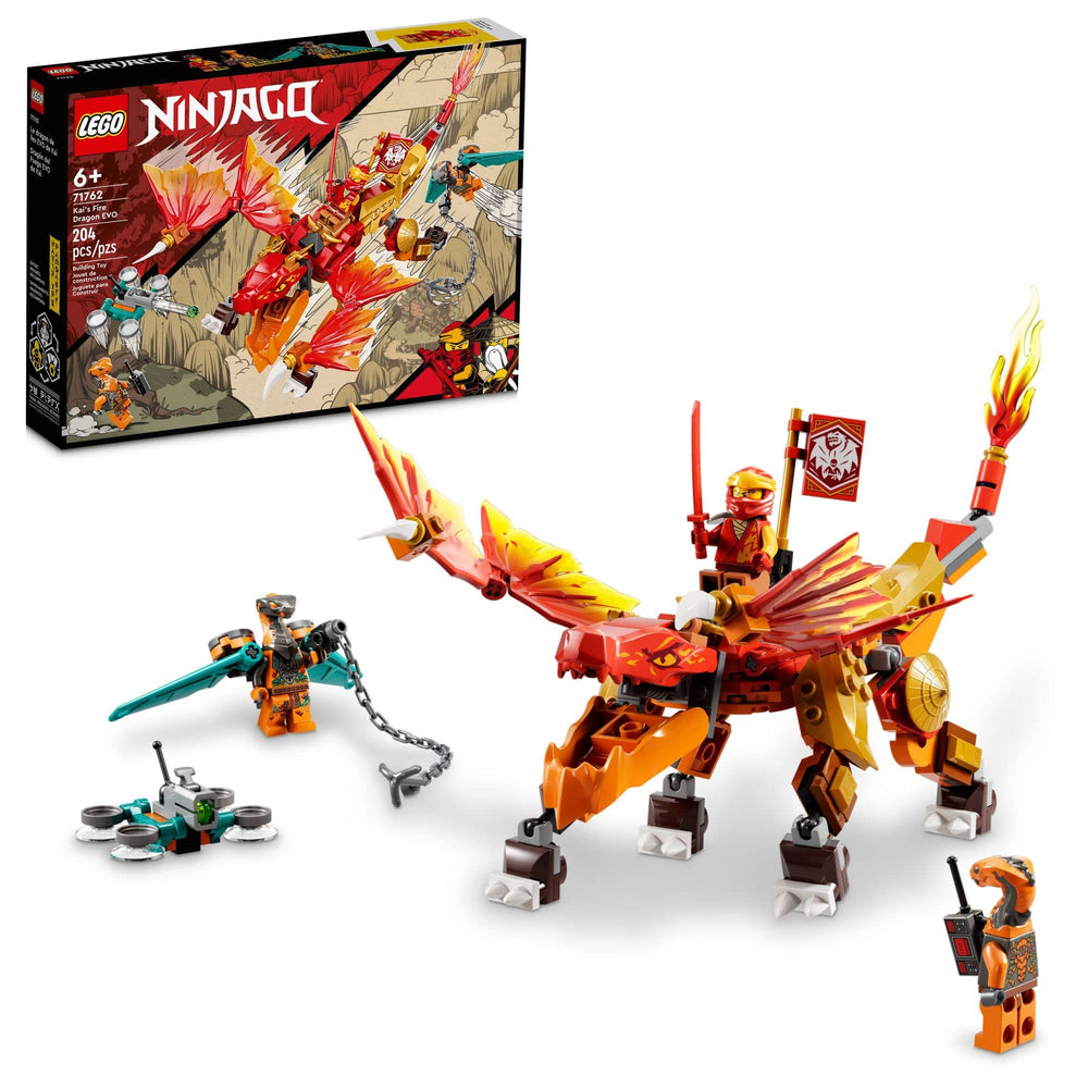 LEGO NINJAGO Kai’s Fire Dragon EVO 71762 base figure for imaginative ninja battles
