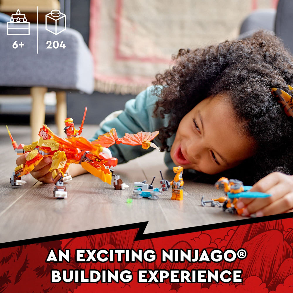 LEGO NINJAGO Kai’s Fire Dragon EVO upgrade armour for bigger battles