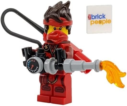 LEGO Ninjago Kai flamethrower torch in action for imaginative play