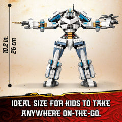 LEGO NINJAGO Legacy Chainsaw and sword action on the Titan Mech.