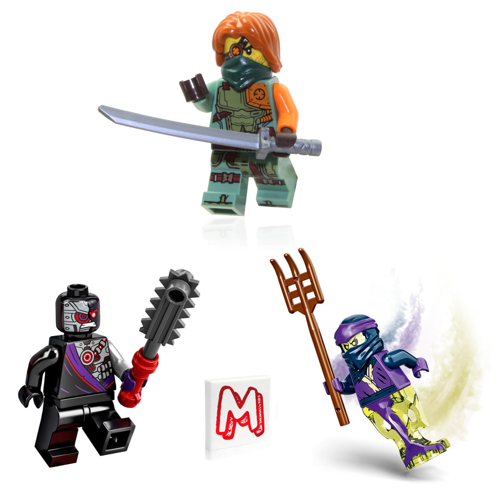 LEGO NINJAGO Ronin figure ready for heroic play