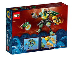 LEGO NINJAGO Lloyd’s Hydro Mech hydraulic claw for underwater gripping play.