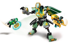 LEGO NINJAGO Scuba Lloyd minifigure with mask and fins enhances immersion.
