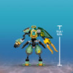 LEGO NINJAGO Lloyd’s Hydro Mech large sword ready for action.
