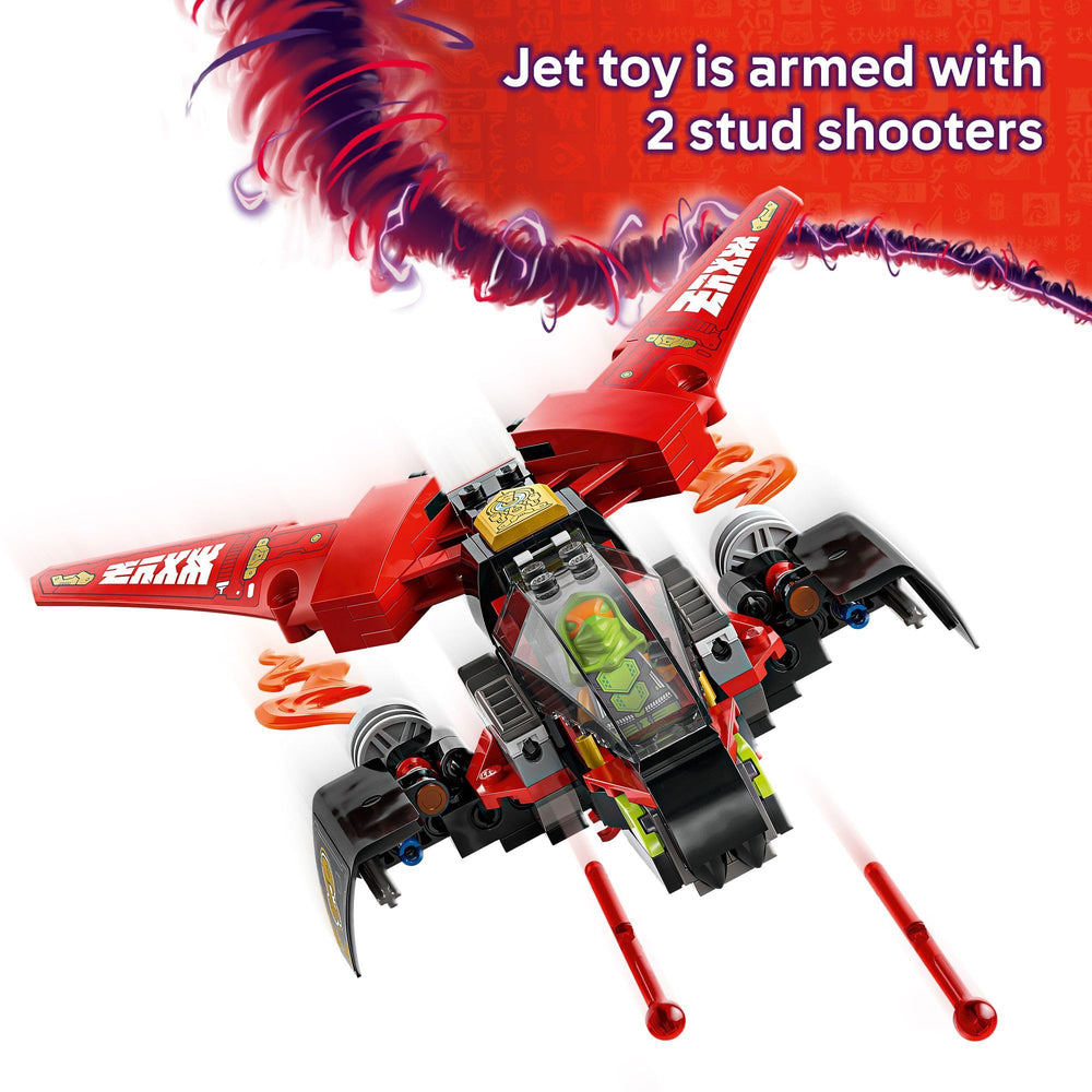 Lego Ninjago Wyldfyre bike alt view emphasizes dynamic aerial missions and creativity